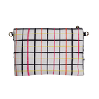 Carrie clutch in Plaid