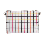 Carrie clutch in Plaid
