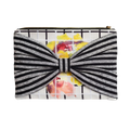 Carrie clutch in Stripes