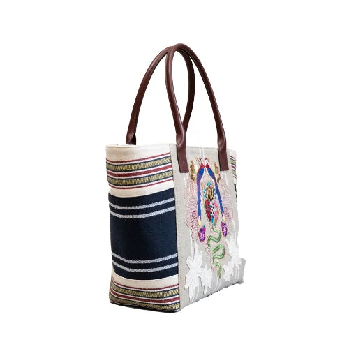 Daisy/Blue Stripe