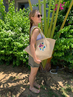 Hibiscus beach Bag